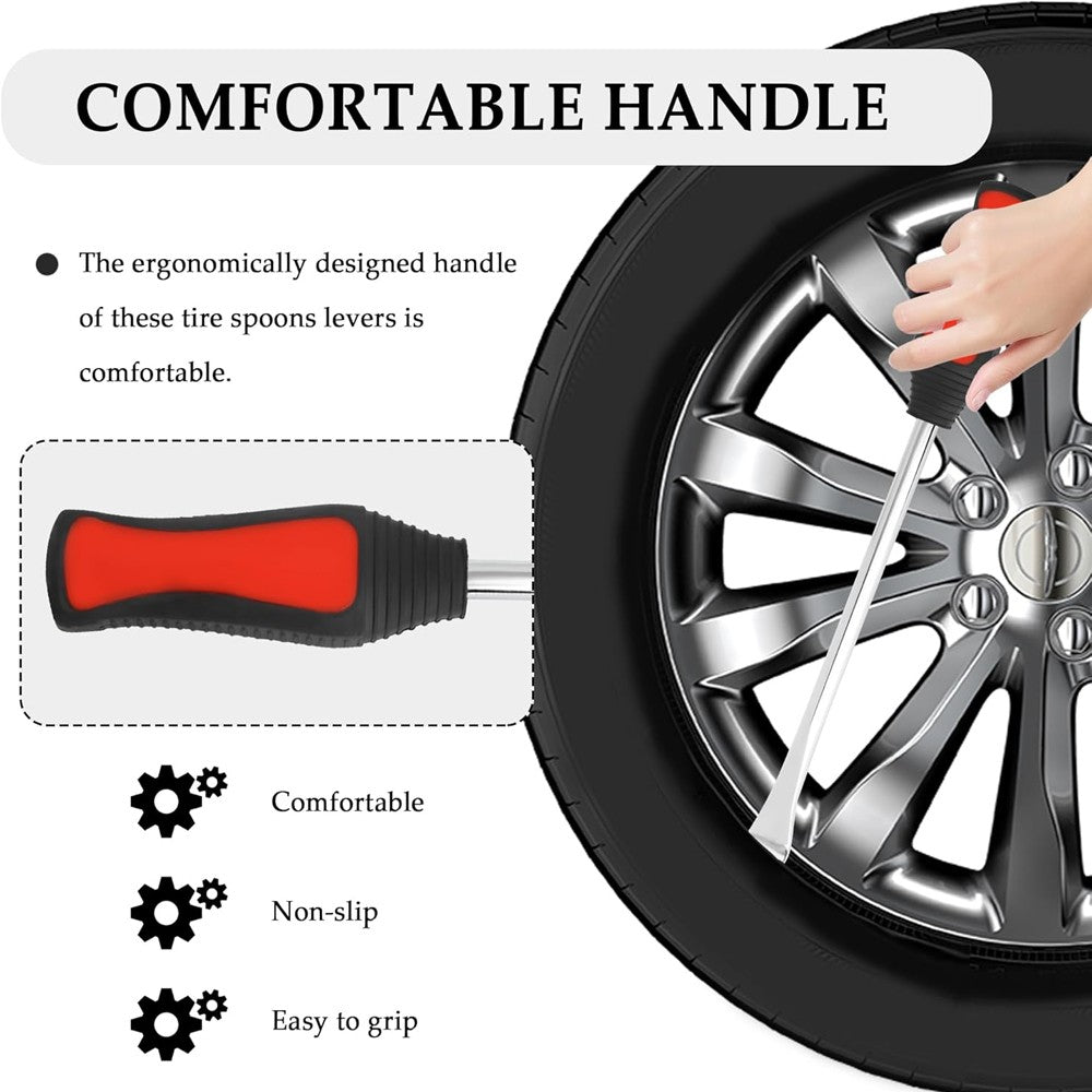 Herramienta Profesional Para Cambiar Neumáticos De Motocicleta Cuchara De Neumáticos De Acero Palanca Kit De Herramientas De Hierro