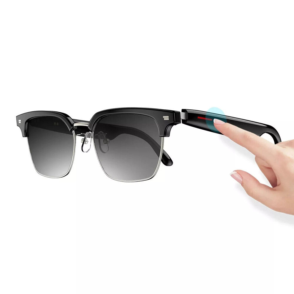 Smart Glasses Bluetooth Audio Glasses Stereo Music Call Headset Voice Control US