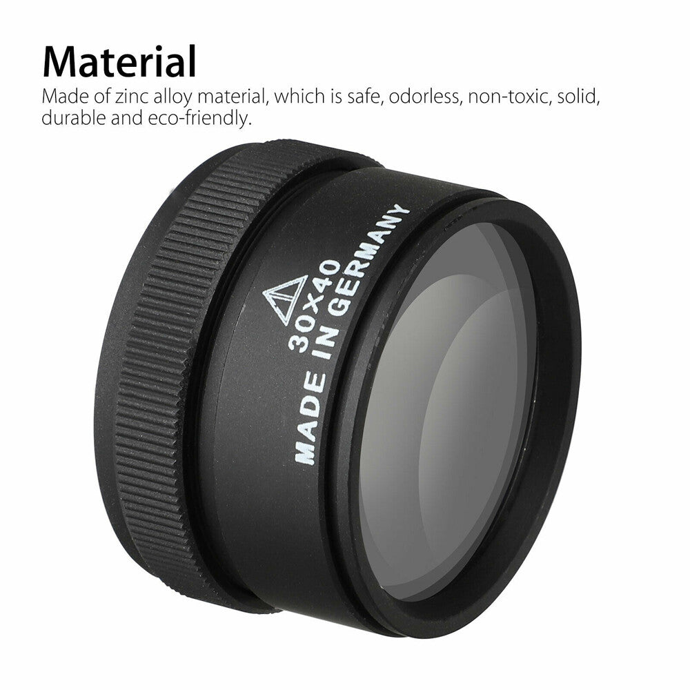 40X Magnifying Glass Eye Loop Optical Magnifier Jewelry Watch Repair Tool USA