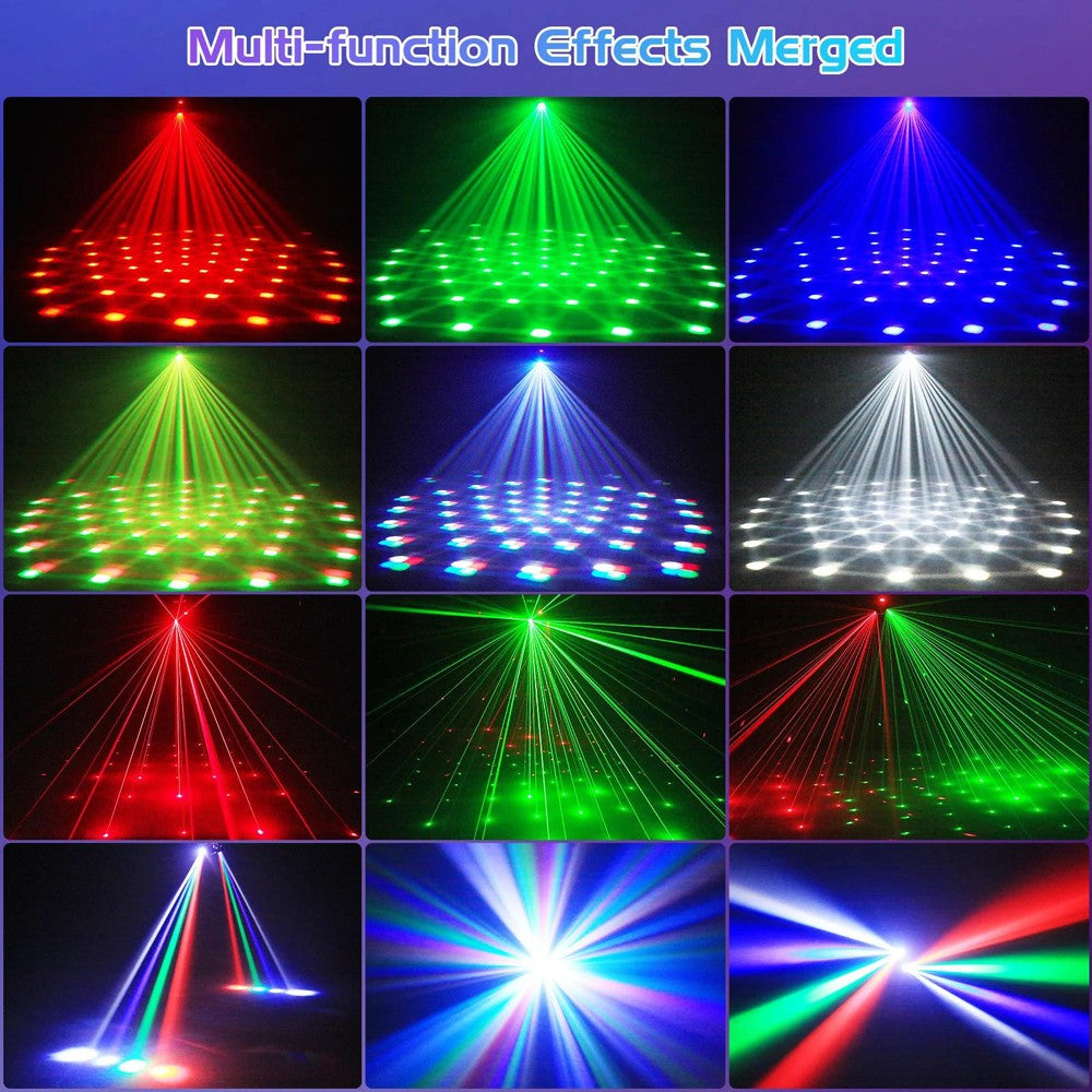 105W Laser Light RGBW LED Moving Head Disco Stage Lighting Beam DMX512 Party DJ