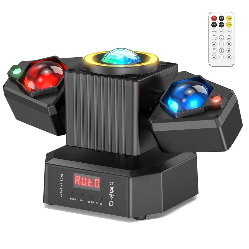 105W Laser Light RGBW LED Moving Head Disco Stage Lighting Beam DMX512 Party DJ