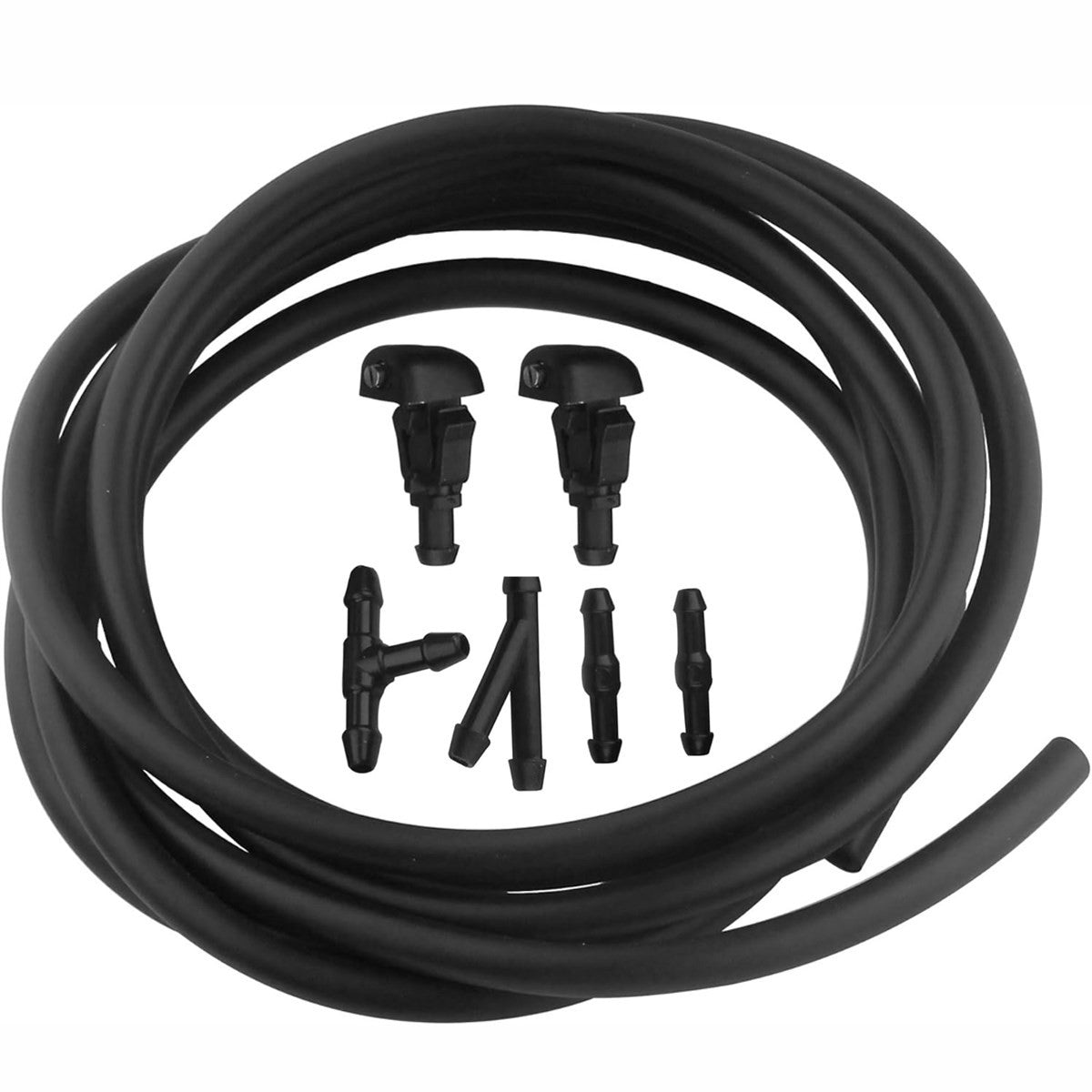Universal Car Spray Jet Kit Fluid Hose Windshield Wiper Washer Squirter Nozzle