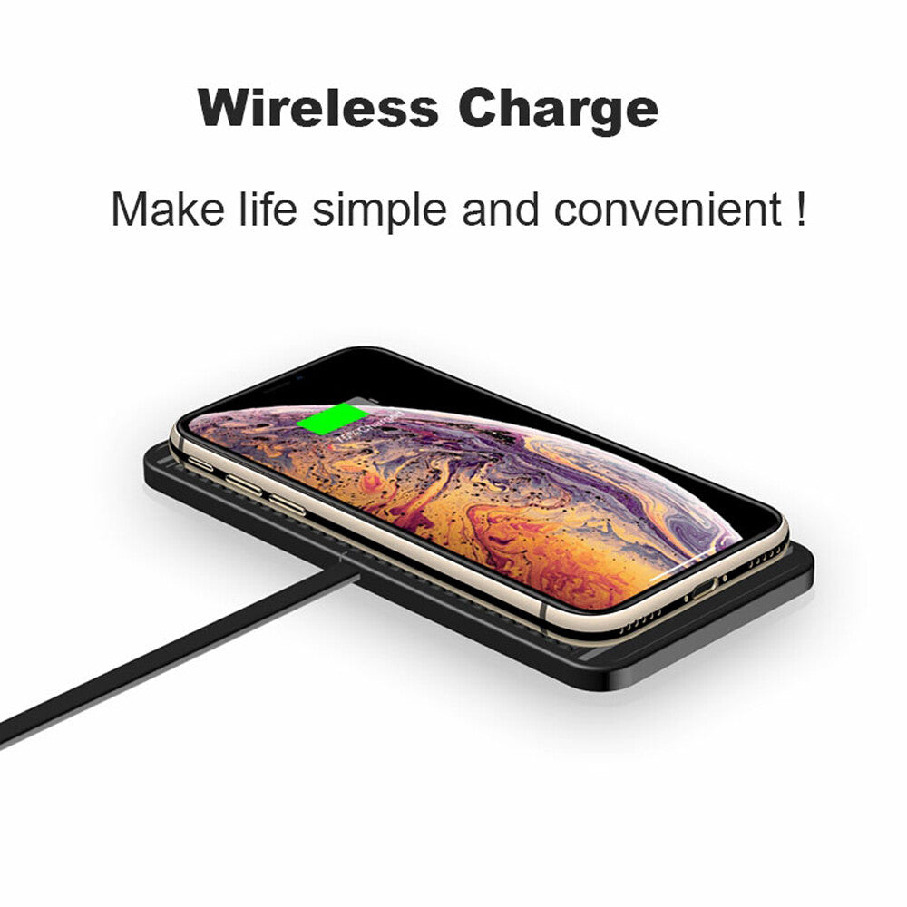 Wireless Car Phone Charger Fast Charging Pad Mat for Iphone 13 Pro Max 12 11