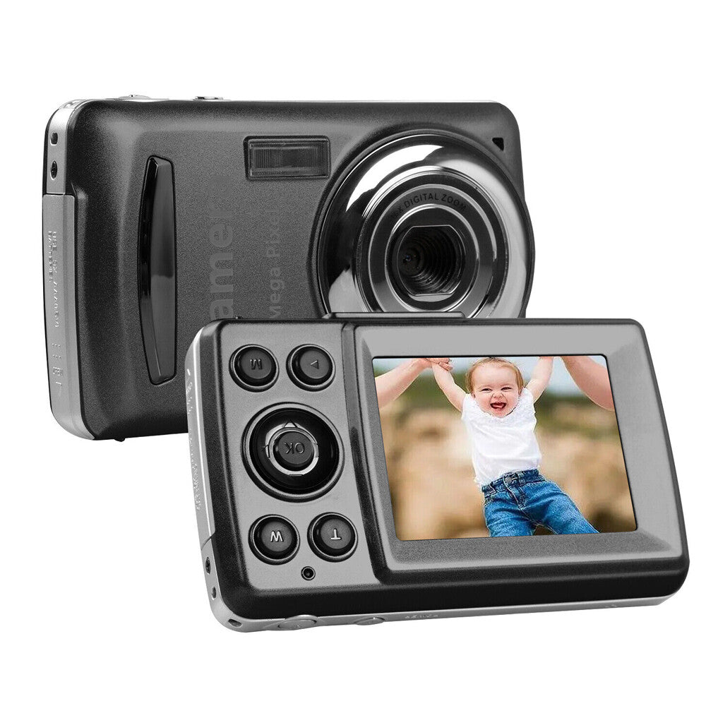 Digital Camera 2.4 Inch TFT LCD Screen 4X Zoom HD 16MP 1080P Anti-Shake Mic US