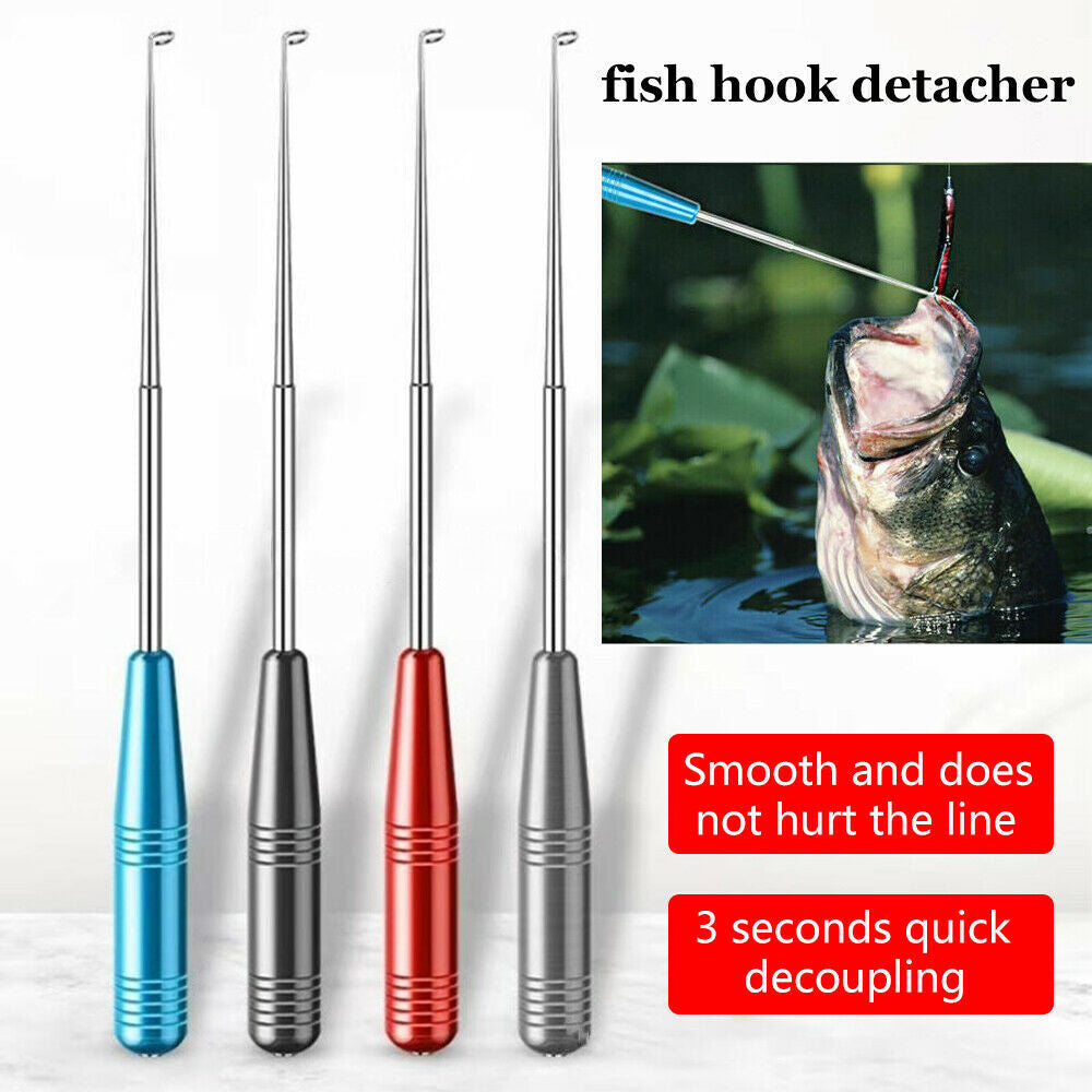 4PCS Fish Hook Quick Release Device Fishhook Detacher Remover Safety Extractor