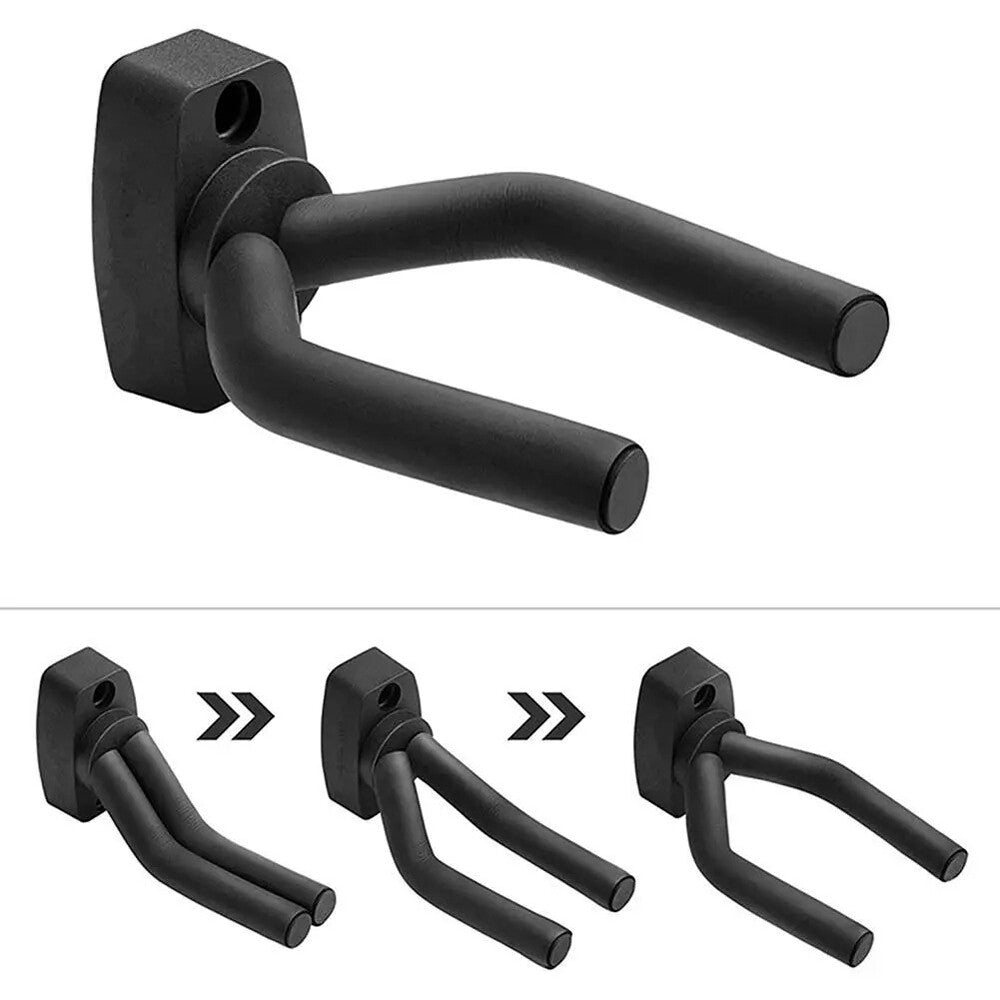 10 PCS Guitar Hangers Hook Holder Wall Mount Lock Hanging Display Instrument US