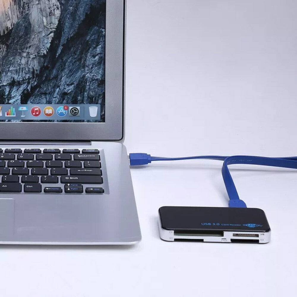 USB 3.0 Memory Card Reader Adapter 5GBPS Fit Cf/Tf/Sd/Micro SD/XD/M2/MS Card Lot