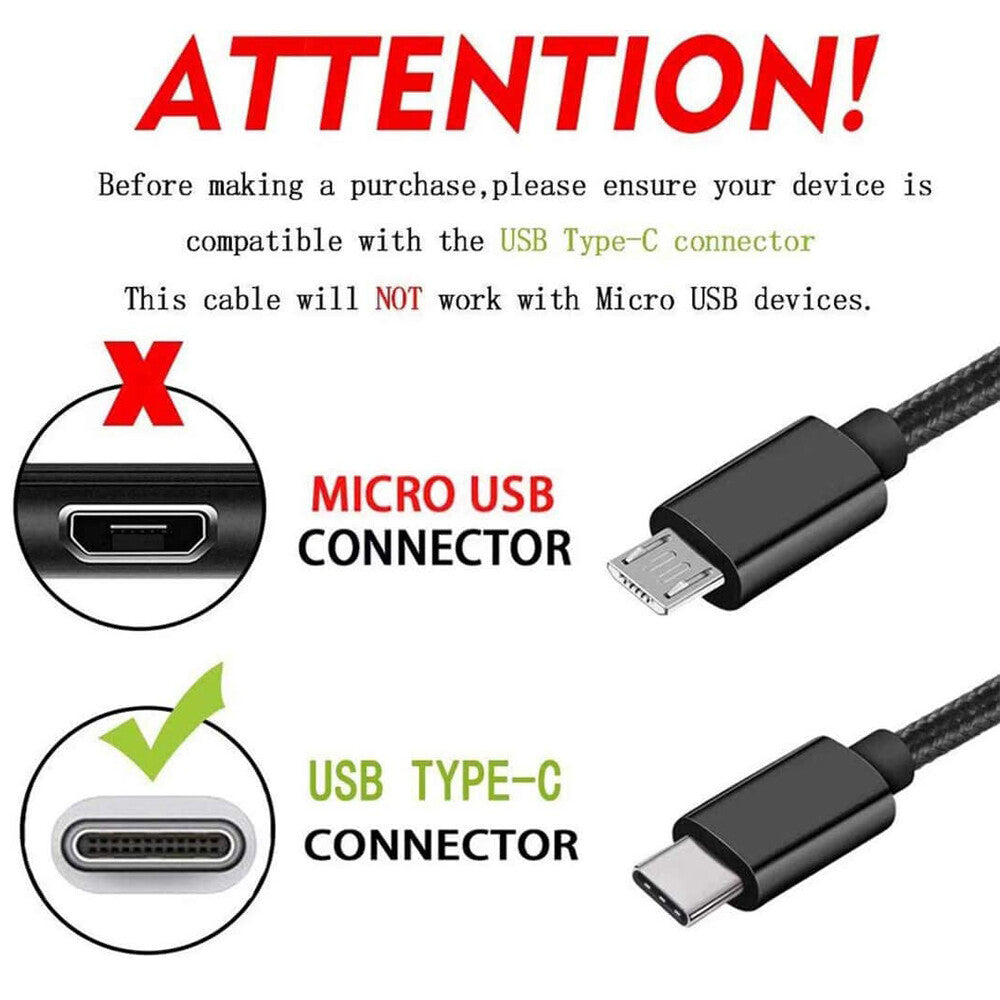 25W Type USB-C Super Fast Wall Charger + 6FT Cable for Samsung Galaxy S20 S21 5G