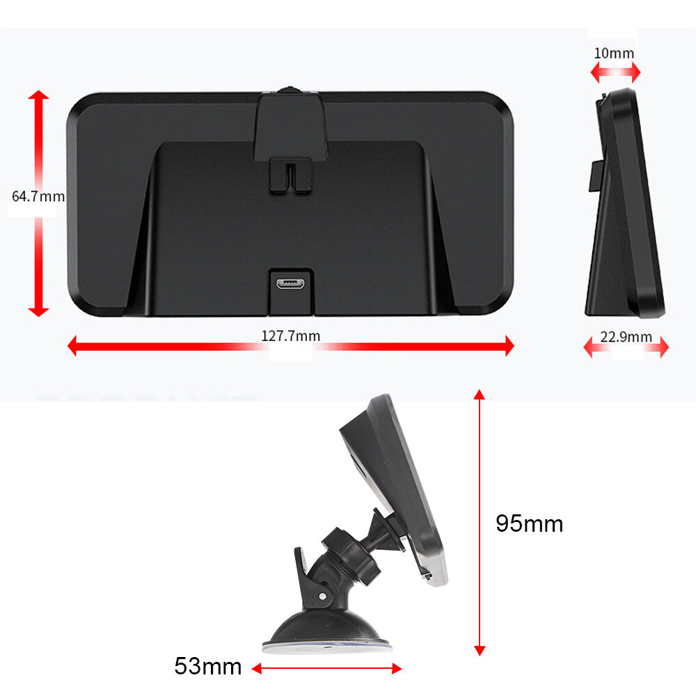 Universal HUD GPS Head up Display Speedometer Odometer Car Digital Speed HD US