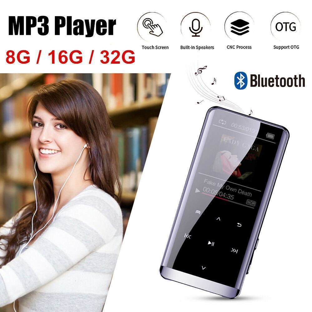 Bluetooth MP3 Player MP4 Media FM Radio Recorder HIFI Sport Music Speakers US