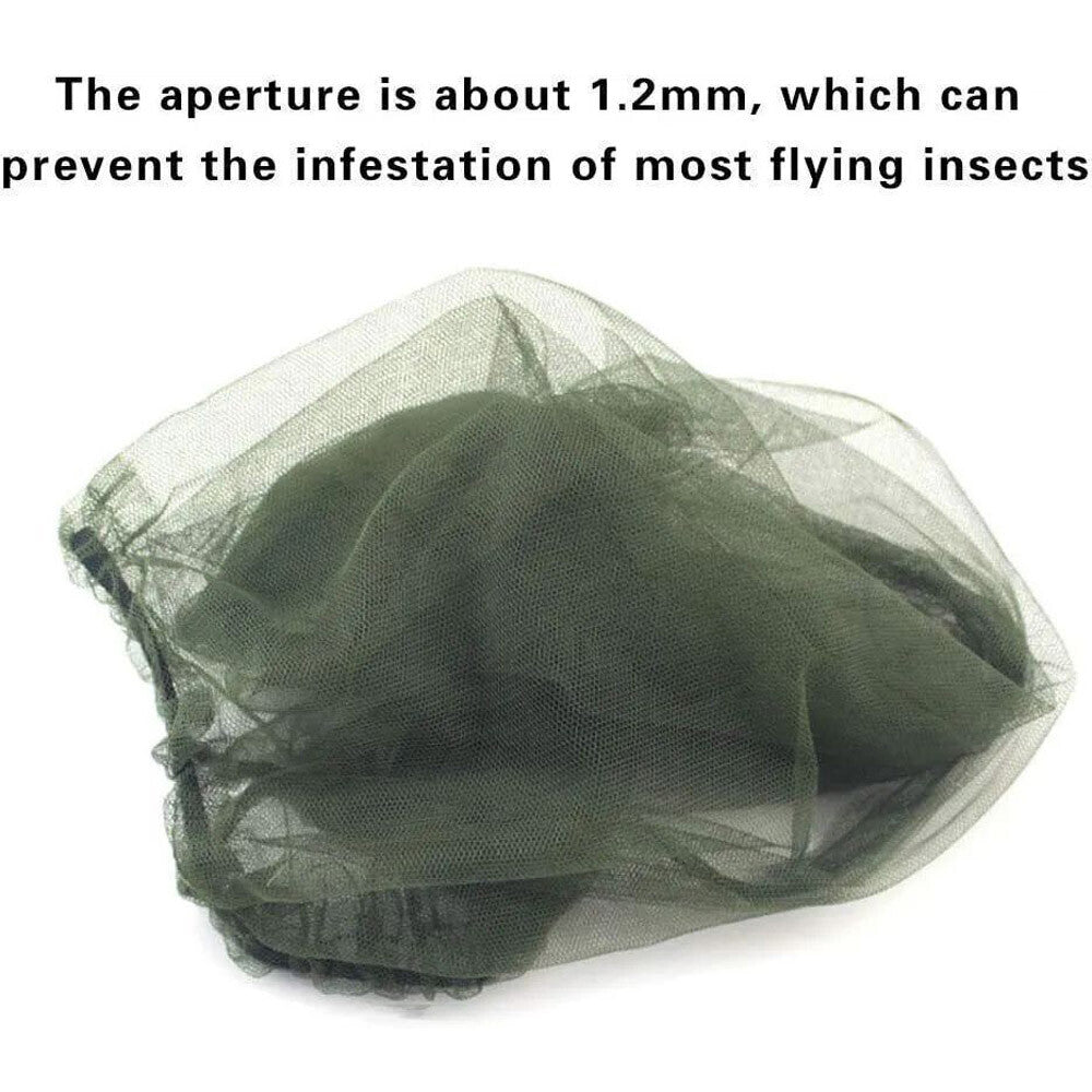 2PCS Anti-Mosquito Hat Bug Bee Insect Head Net Cap Sun Protection Fishing Hiking