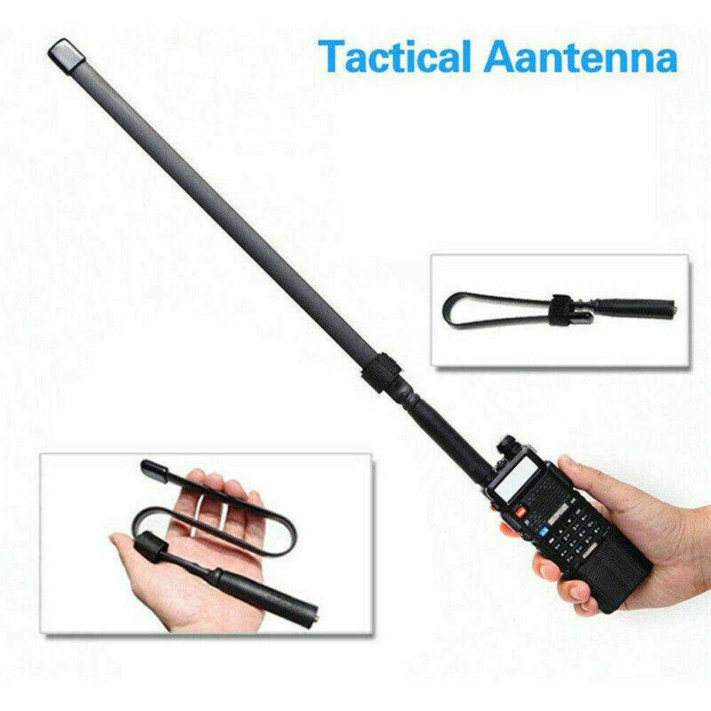 Tactical Antenna 42.5'' Sma-Female VHF/UHF for Baofeng UV-5R UV-82 Two Way Radio