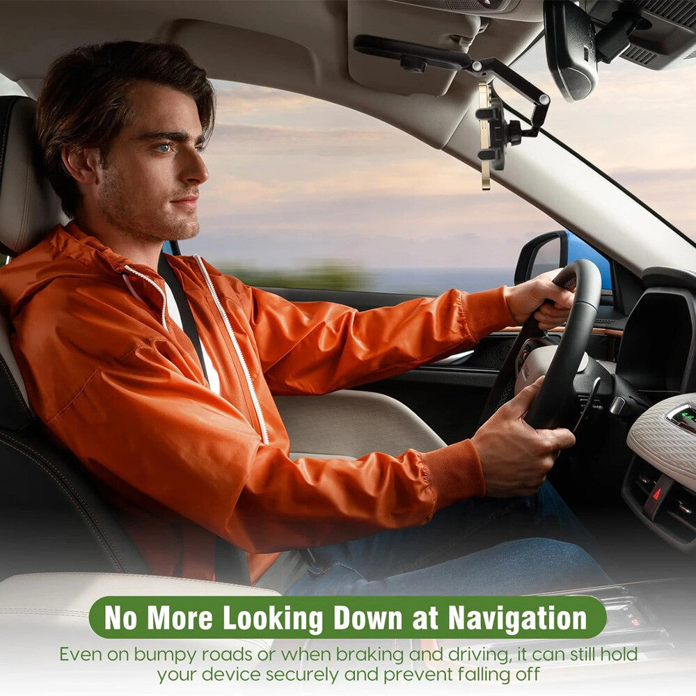 1080° Rotatable Retractable Car Phone Holder Universal Multifunction Stand USA