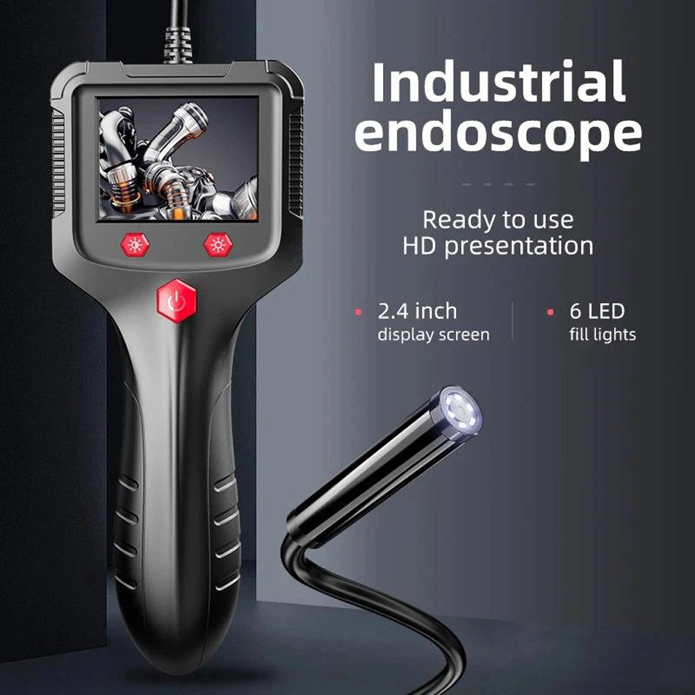 1080P LED Handheld HD Industrial Endoscope Borescope 8Mm Inspection Snake Camera