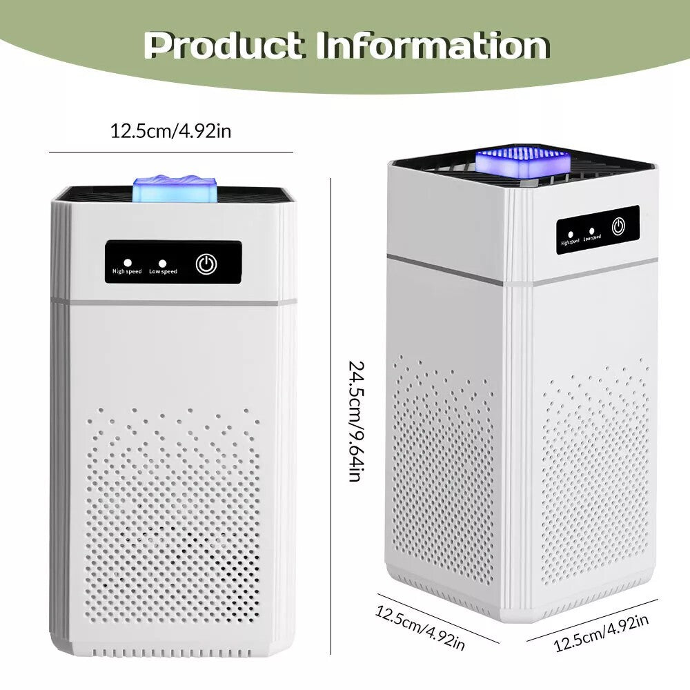 Home HEPA Air Purifier Large Room Air Cleaner for Allergies Smoke Mold Odor Dust