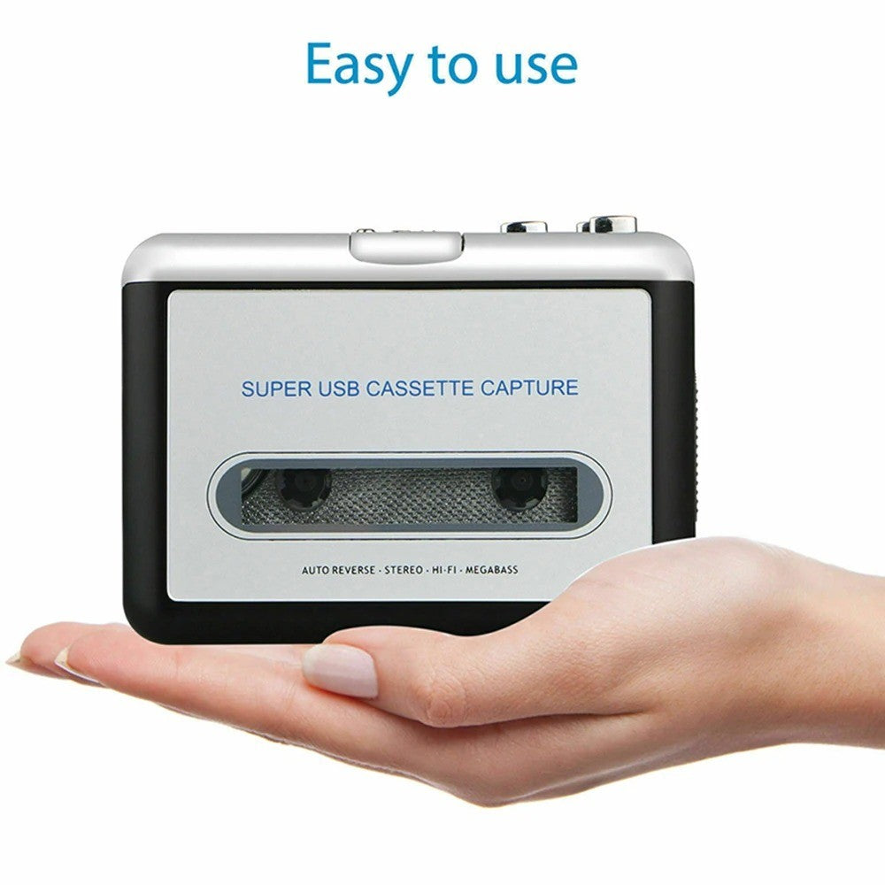 Portable Cassette Player Converter Recorder Convert Tapes to Digital MP3 USB US