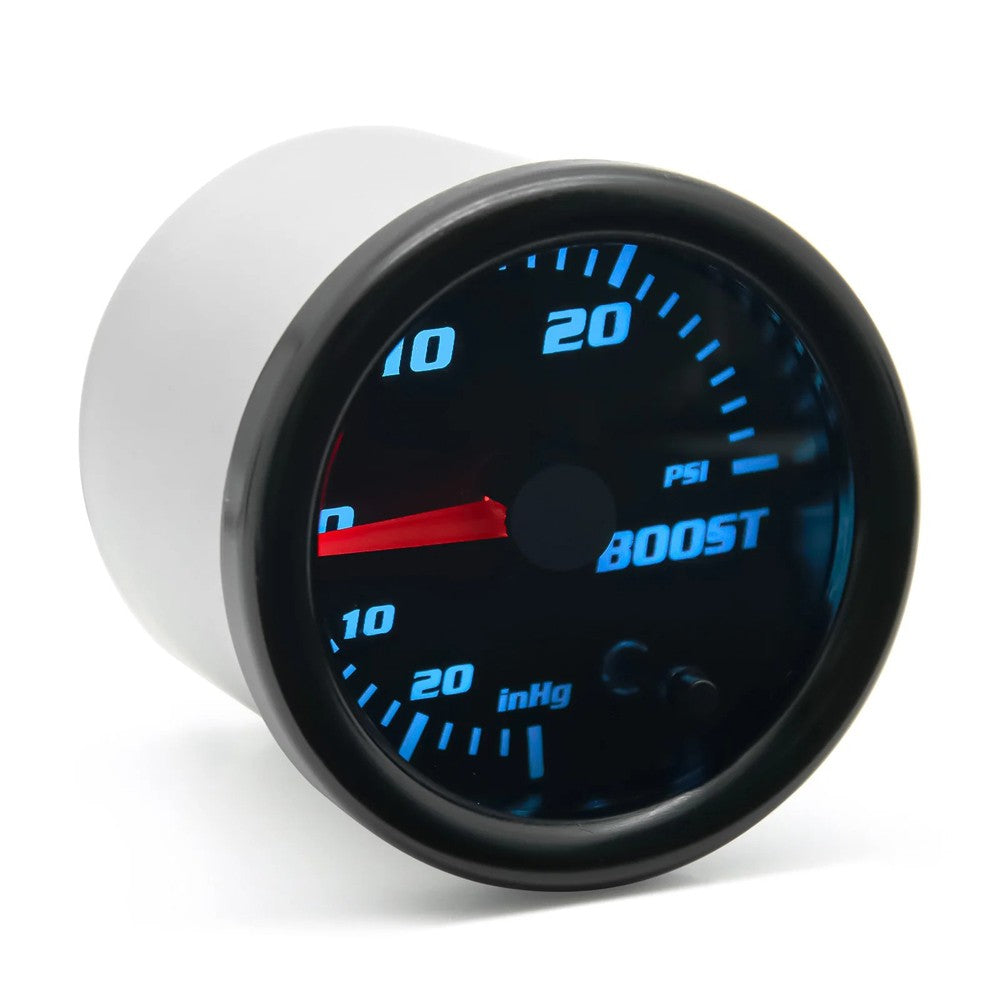 2" 52Mm Digital Boost Gauge Tinted 7 Color 0-30 PSI Pressure Vacuum Turbo Meter