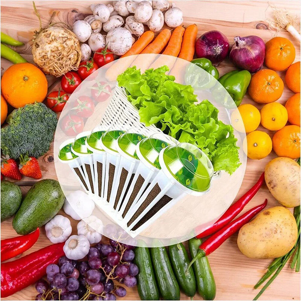 121PCS Hydroponic Garden Seed Pods Grow Anything Kit Accessories Sponge Dome US
