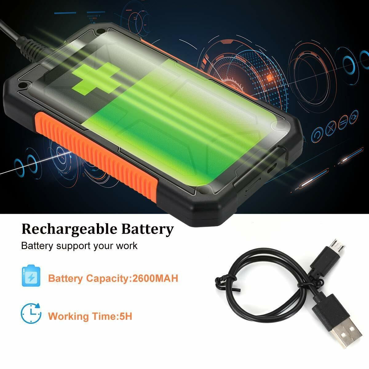 Industrial Endoscope Camera 1080P HD 4.3'' Screen Borescope Inspection Camera US