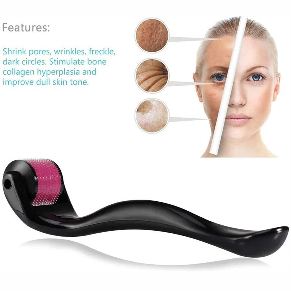 3 Pairs Derma Roller - 0.25Mm & 0.50Mm & 1.50Mm / 540 Scar Titanium Microneedle