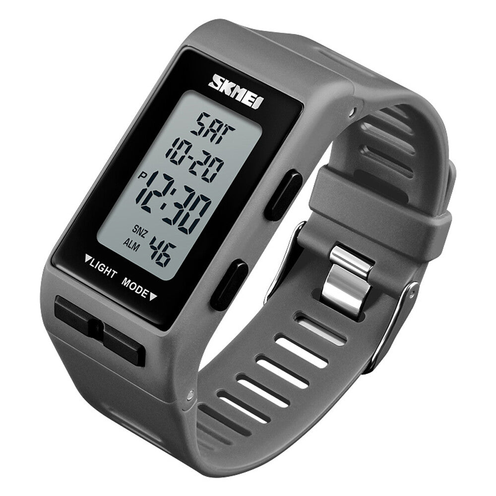 Digital Watch Men'S Women'S Sport Band Wrist LED Waterproof Chronograph Repeater