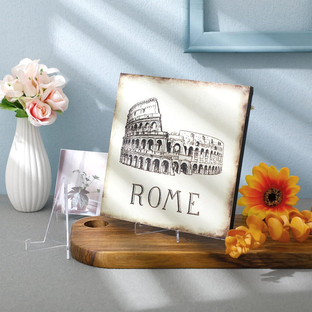 10-50PCS Clear Acrylic Trading Card Stands for Coins Sports Cards Display Holder