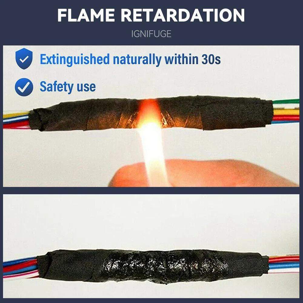 8 Rolls Cloth Tape Wire Electrical Wiring Harness Car Auto SUV Truck 19Mmx15M US