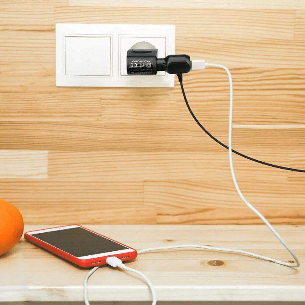 2PCS 100-240V AC to 12V DC Car Cigarette Lighter Socket Power Adapter Converter