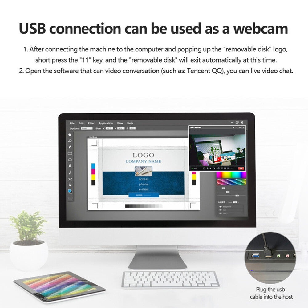 1080P HD Camcorder Mini Police Body Camera 180° Video DVR IR Night Cam 36 Hours