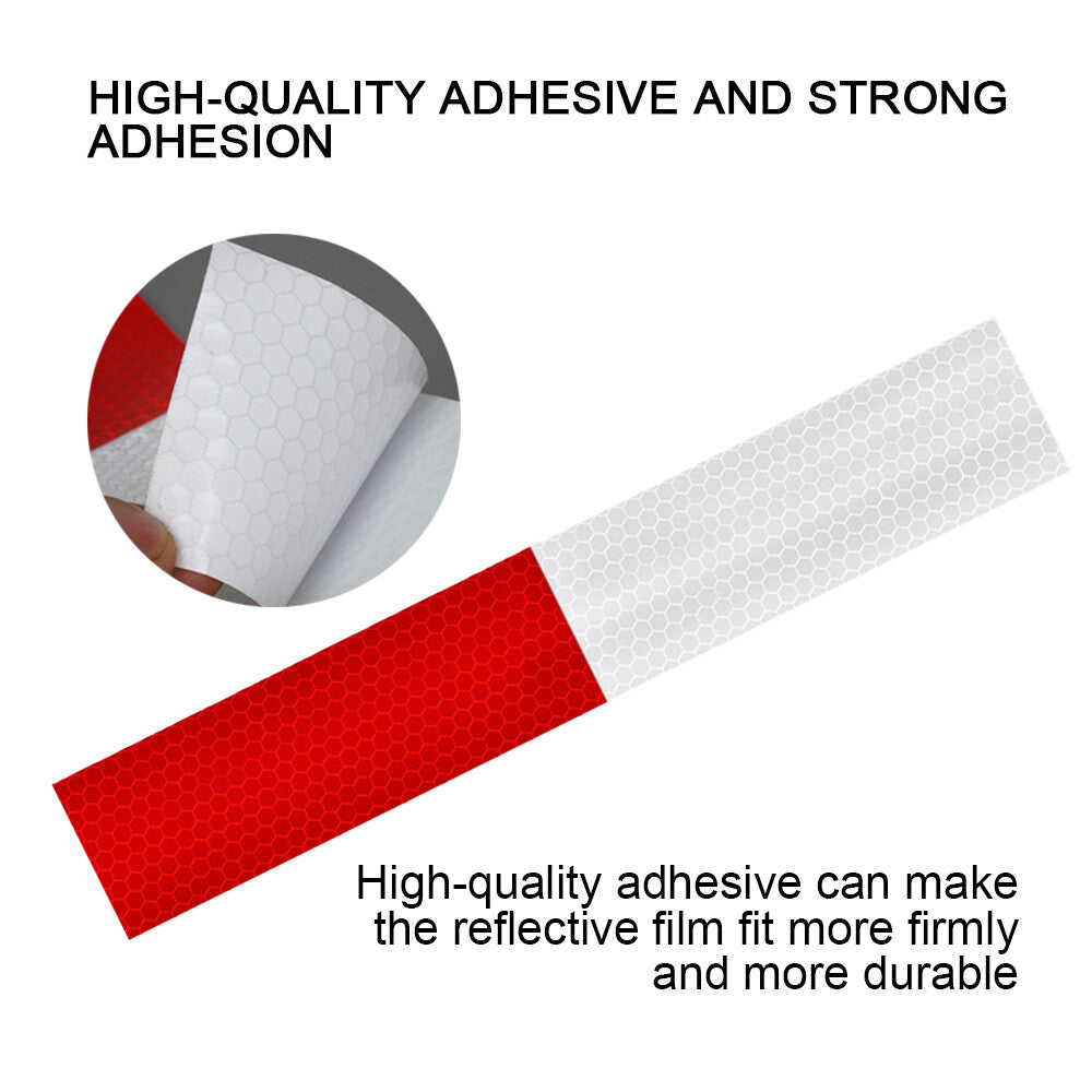 Reflective Trailer Safety Tape Conspicuity Tape Warning Sign Car Truck Red White