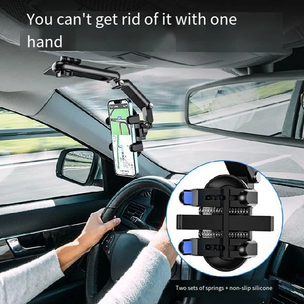 1080° Rotatable Retractable Car Phone Holder Universal Multifunction Stand USA