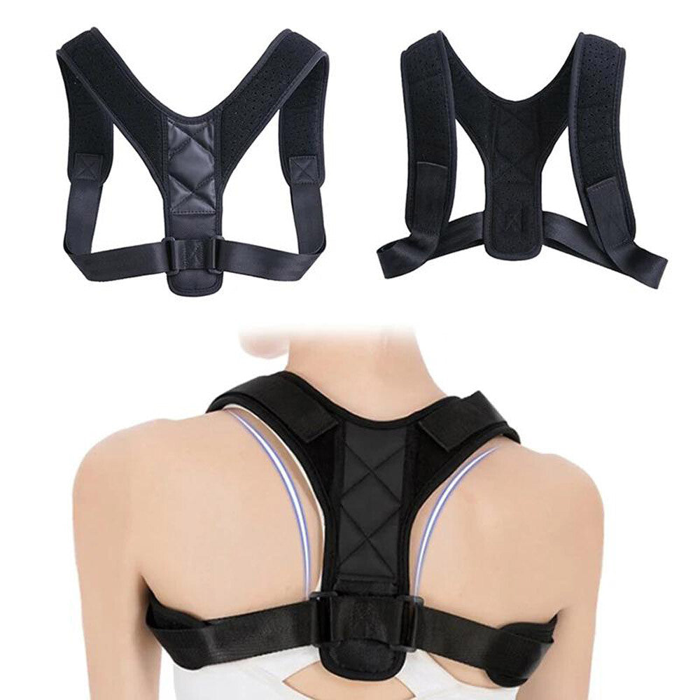 Posture Corrector Adjustable Back Brace Shoulder Support Clavicle Belt Men Women