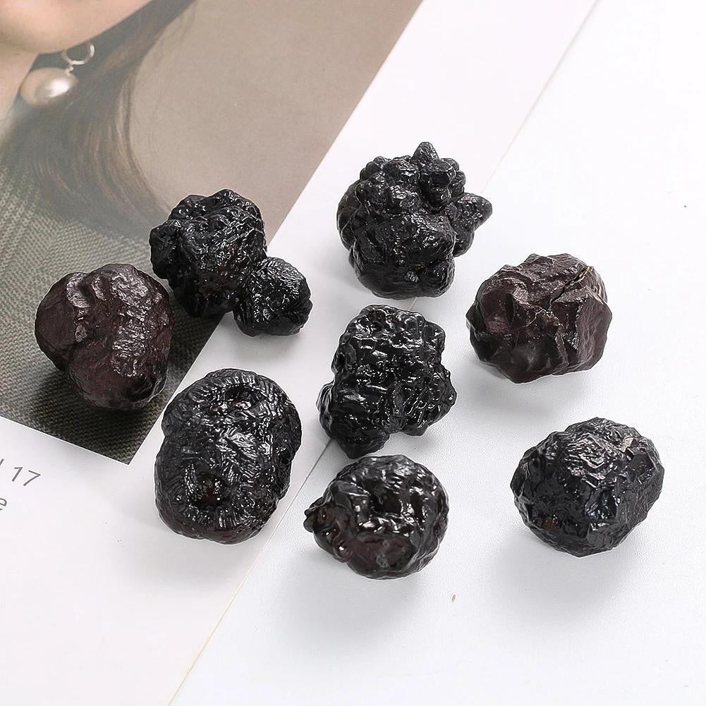 1X Prophecy Stone Egypt Healing Energy Crystal Mineral Hematite Pseudomorph Rock