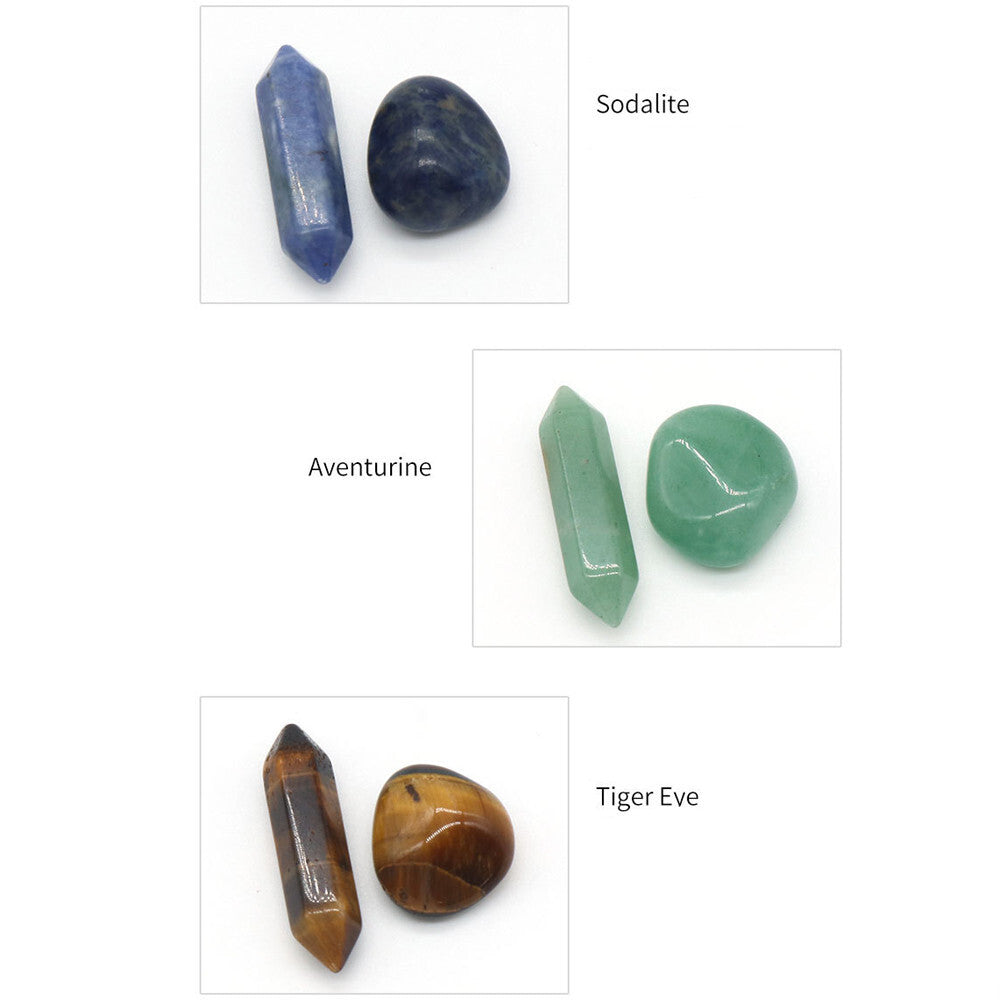 Natural Obelisk Quartz Crystal Healing Stone Wand Meditation Therapy Point Tower