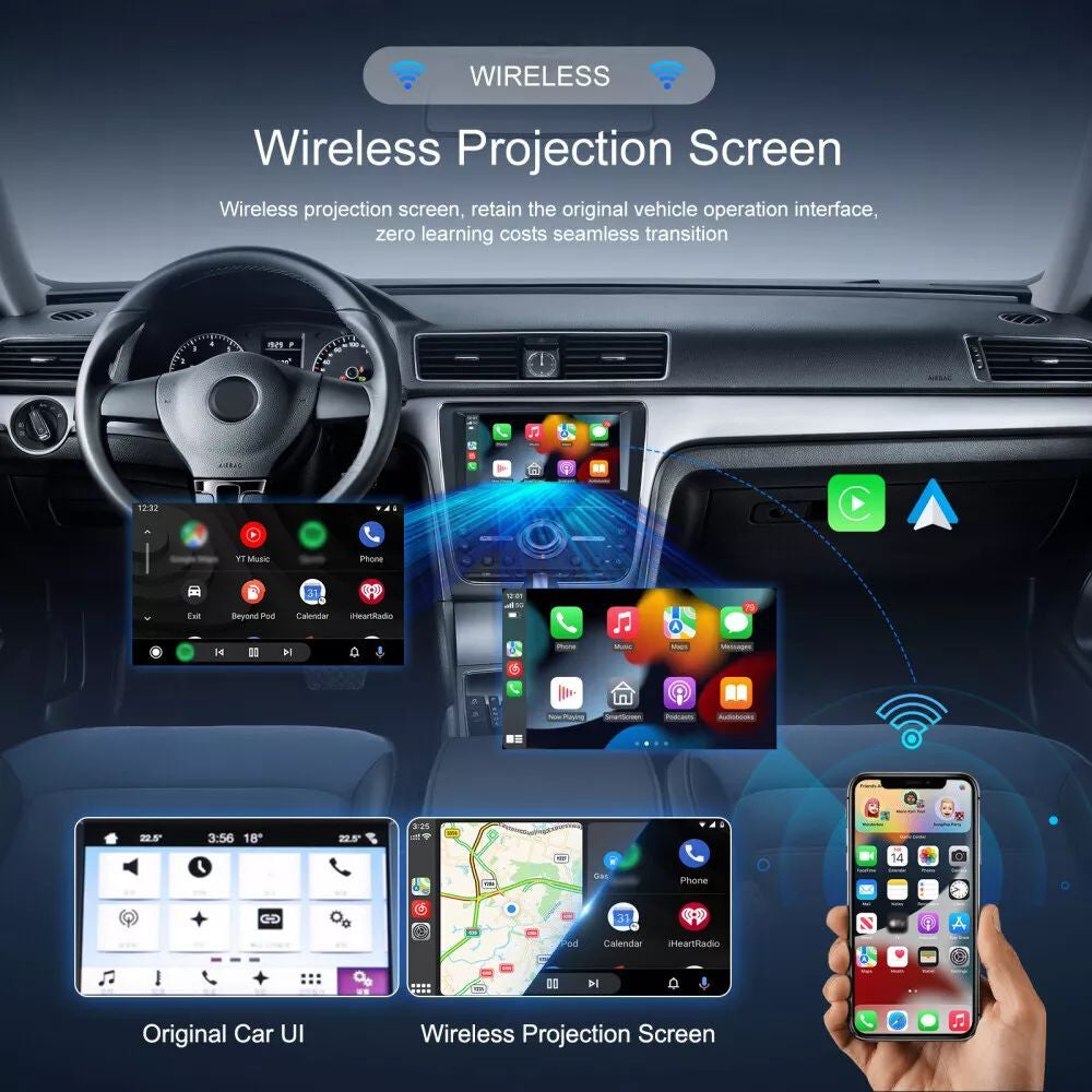 2 In1 Wireless Apple Carplay Adapter/Wirele
