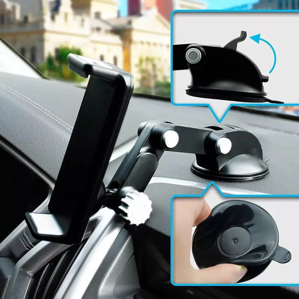 Car Tablet Mount Holder Windshield Dashboard for Universal Smartphone Tablet GPS