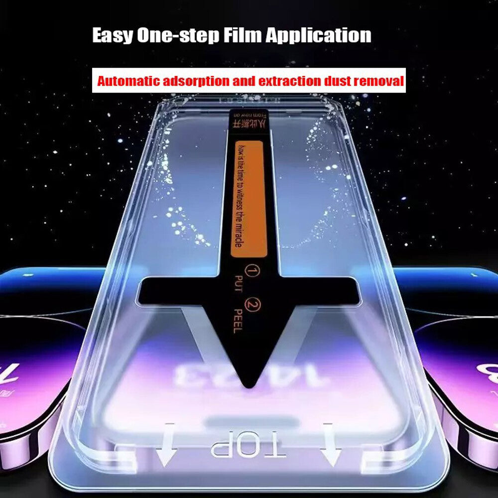 2X Pack Iphone 16 Pro Max plus Glass Screen Protector Magic Auto Alignment US