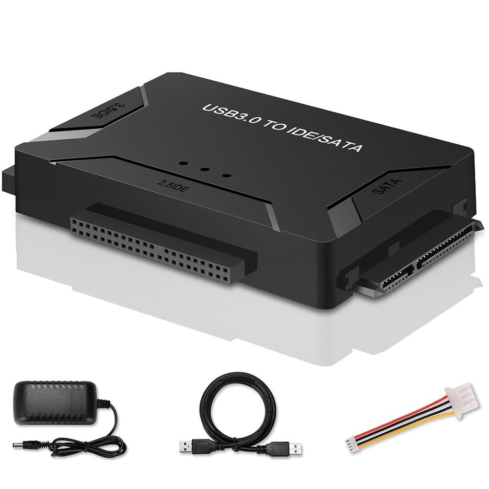 USB 3.0 to IDE/SATA Converter Adapter Kit for 2.5"/3.5" SATA/IDE/SSD Hard Drive