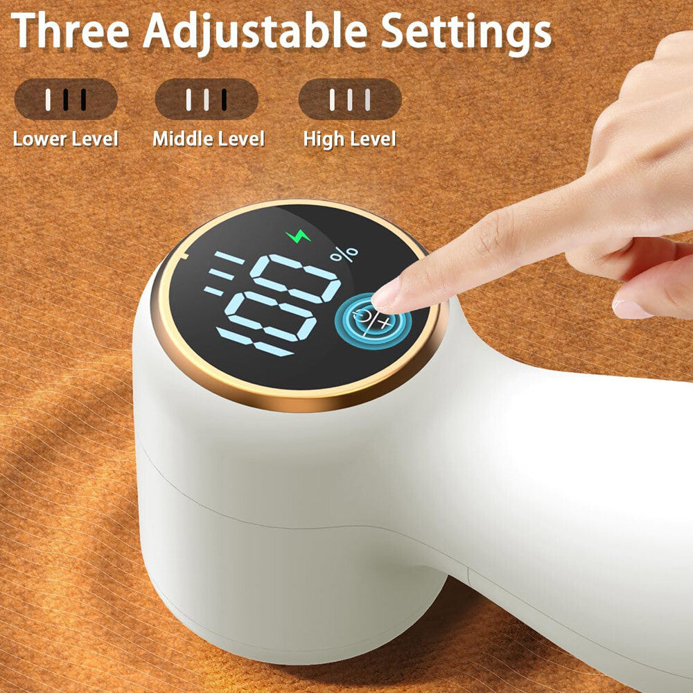 Fabric Shaver Electric Lint Remover Rechargeable Sweater Defuzzer 3 Speeds US