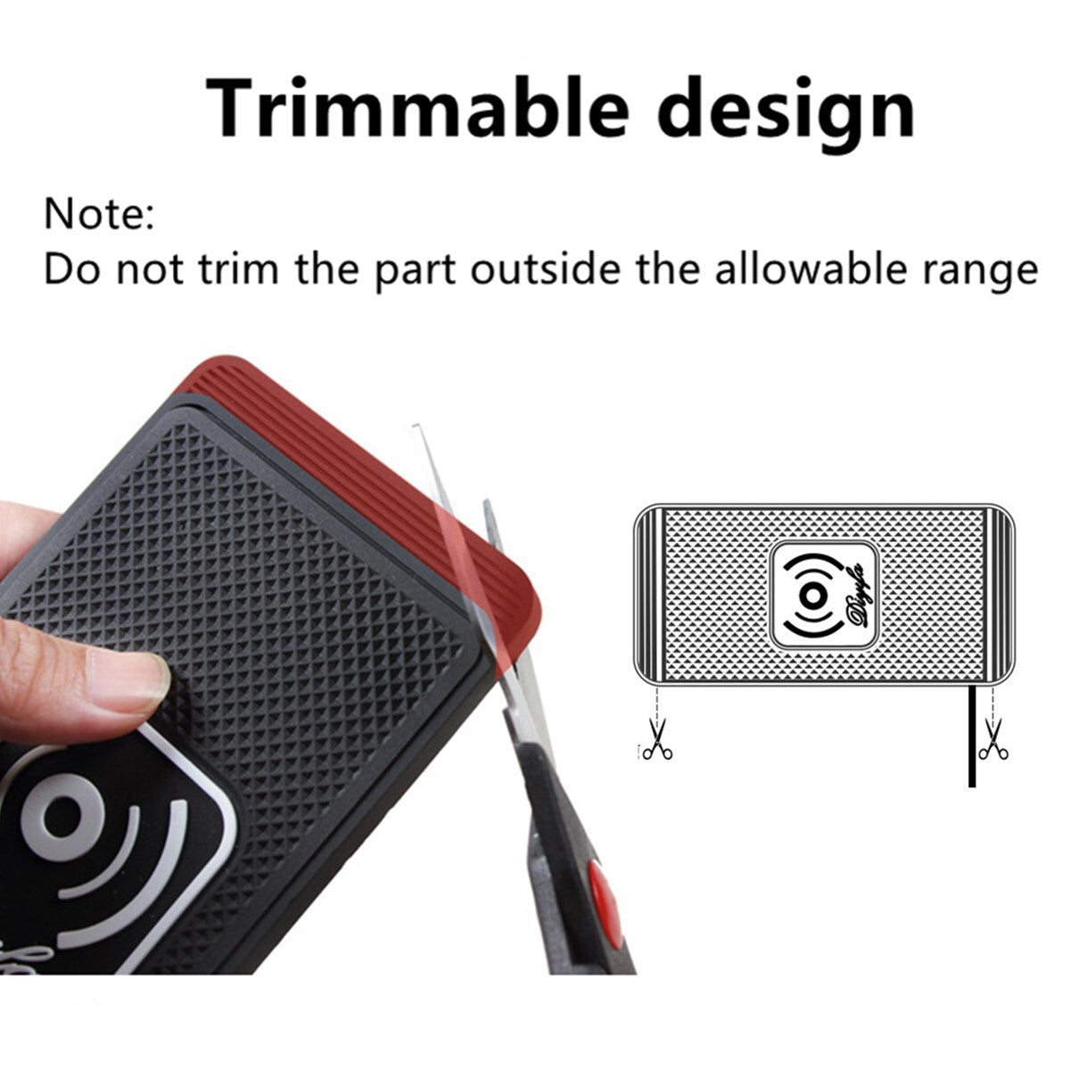 10W Wireless Car Phone Charger Fast Charging Pad Mat Universal Accessories US