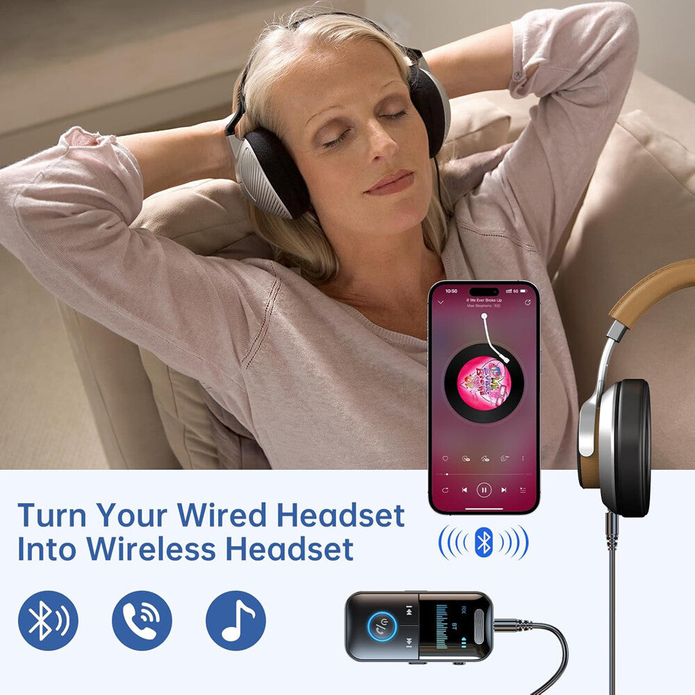 4In1 Bluetooth Audio Adapter Wireless Receiver Transmitter MP3 Player 3.5Mm Aux