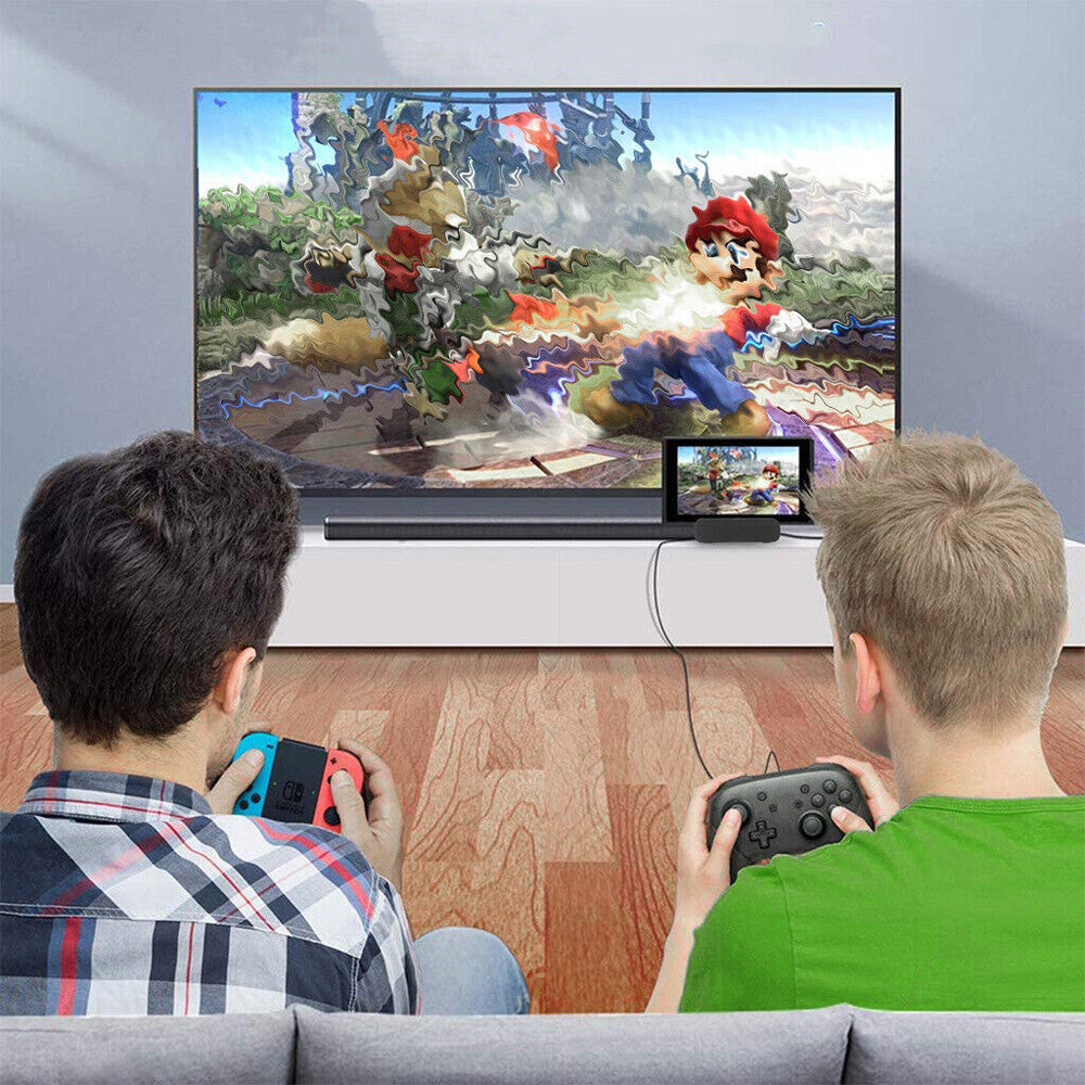 Docking Station Stand Charging Dock 4K TV HDMI Adapter for Nintendo Switch US