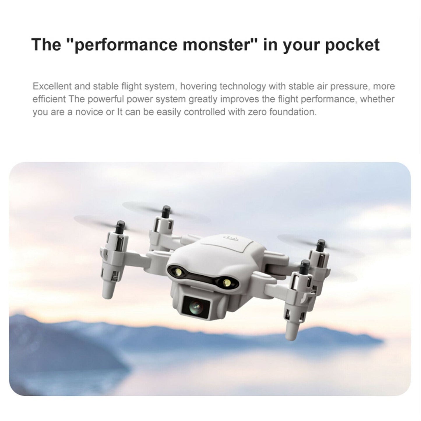 2023 New RC Drone 4K HD Wide Angle Camera WIFI FPV Drone Dual Camera Quadcopter