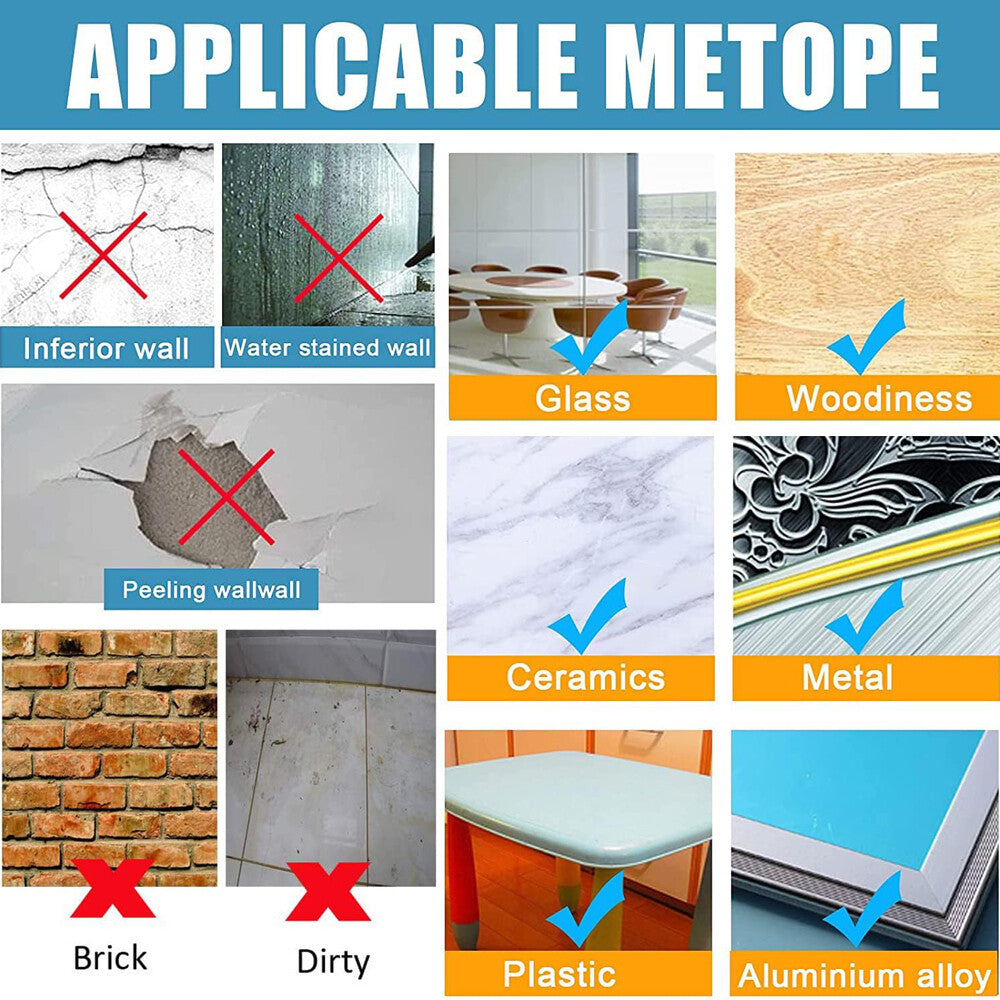 16.5FT Hook Loop Self Adhesive Fastener Tape Heavy Duty Double Sided Sticky Tape