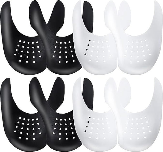 4 Pairs Shoe Creases Preventer Boot Anti-Wrinkle Shoe Guards for Women Size 5-8