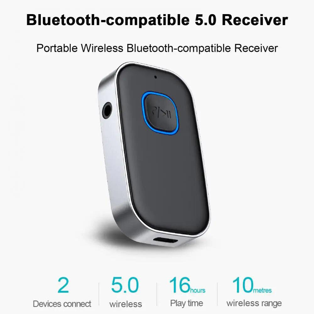 Bluetooth Transmitter Call Music Receiver 3.5Mm Jack AUX Adapter Car Smartphones