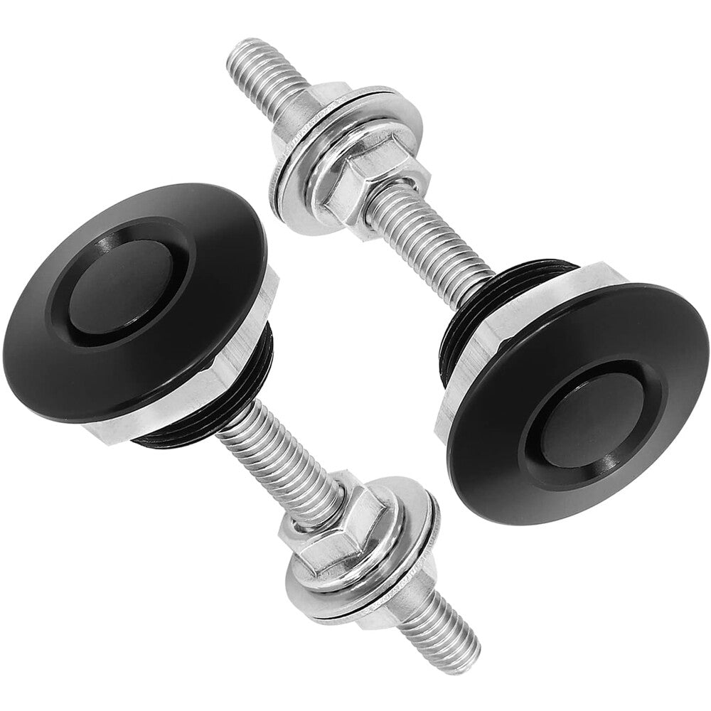 4PCS Aluminum Bumper Quick Release Fasteners Kit for Car Trunk Fender Hatch Lid