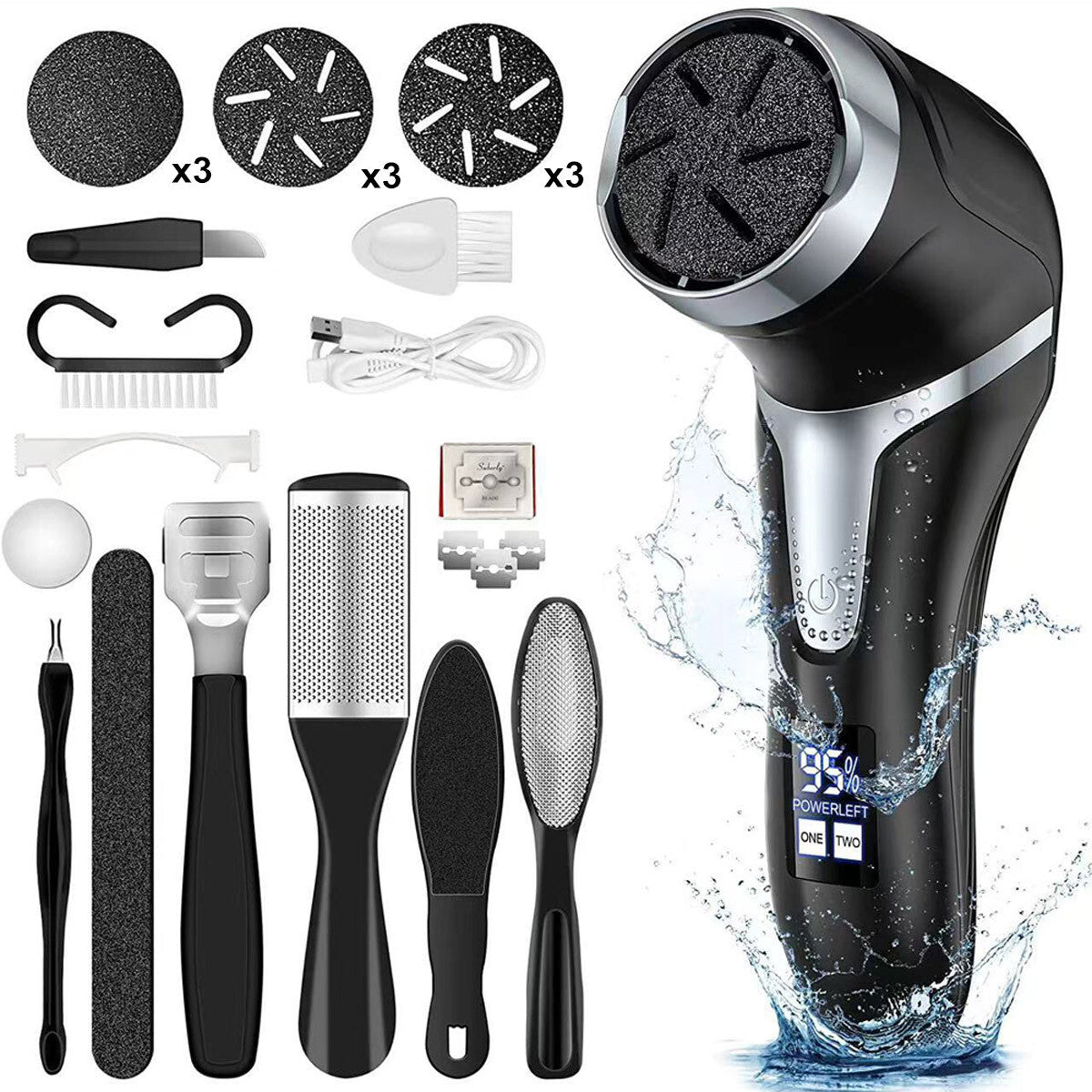 Callus Remover Professional Electric Foot Grinder File Dead Skin Pedicure Tool