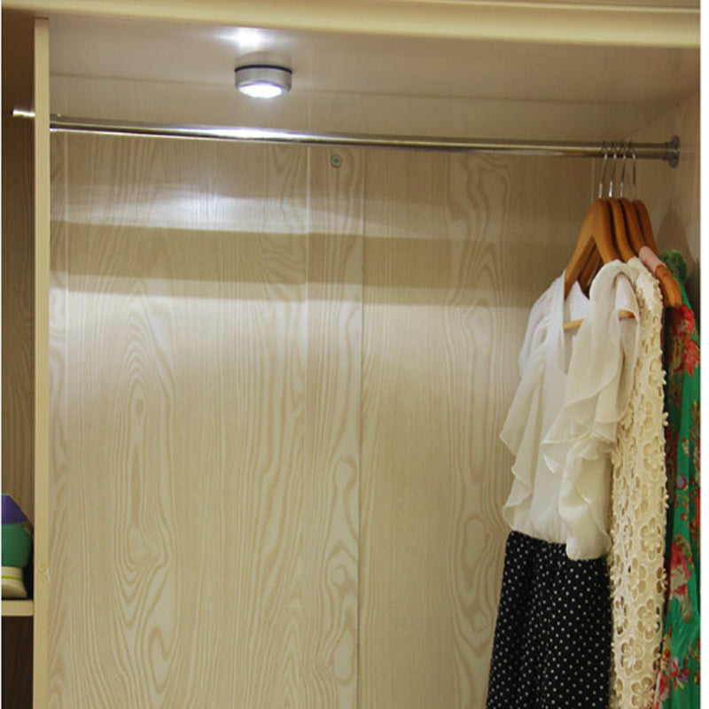 4 PCS 3 LED Touch Push On/Off Light Self-Stick on Click Battery Operated Lights