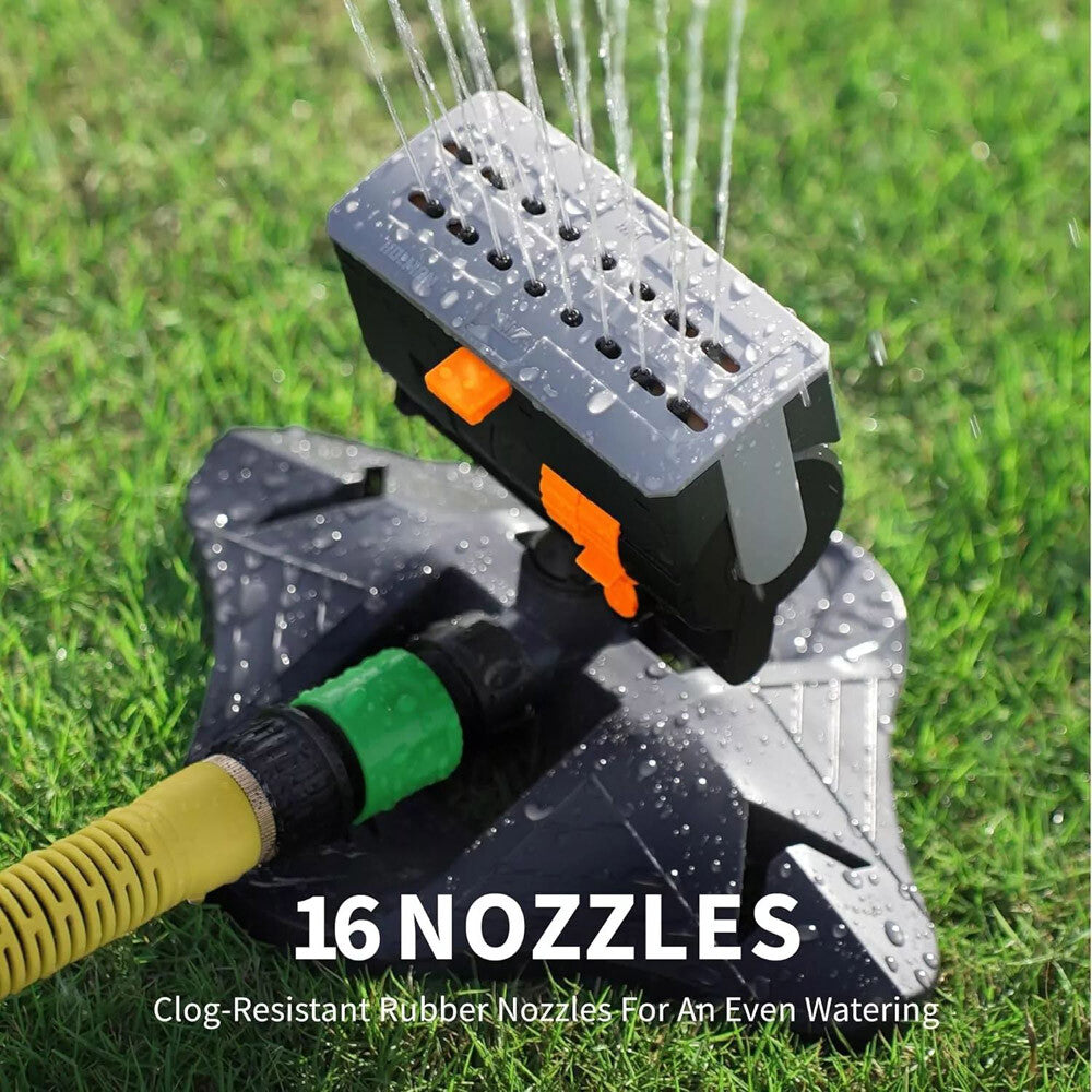 Mini Turbo Oscillating Sprinkler Garden Sprinkler with Large Base Adjustable US